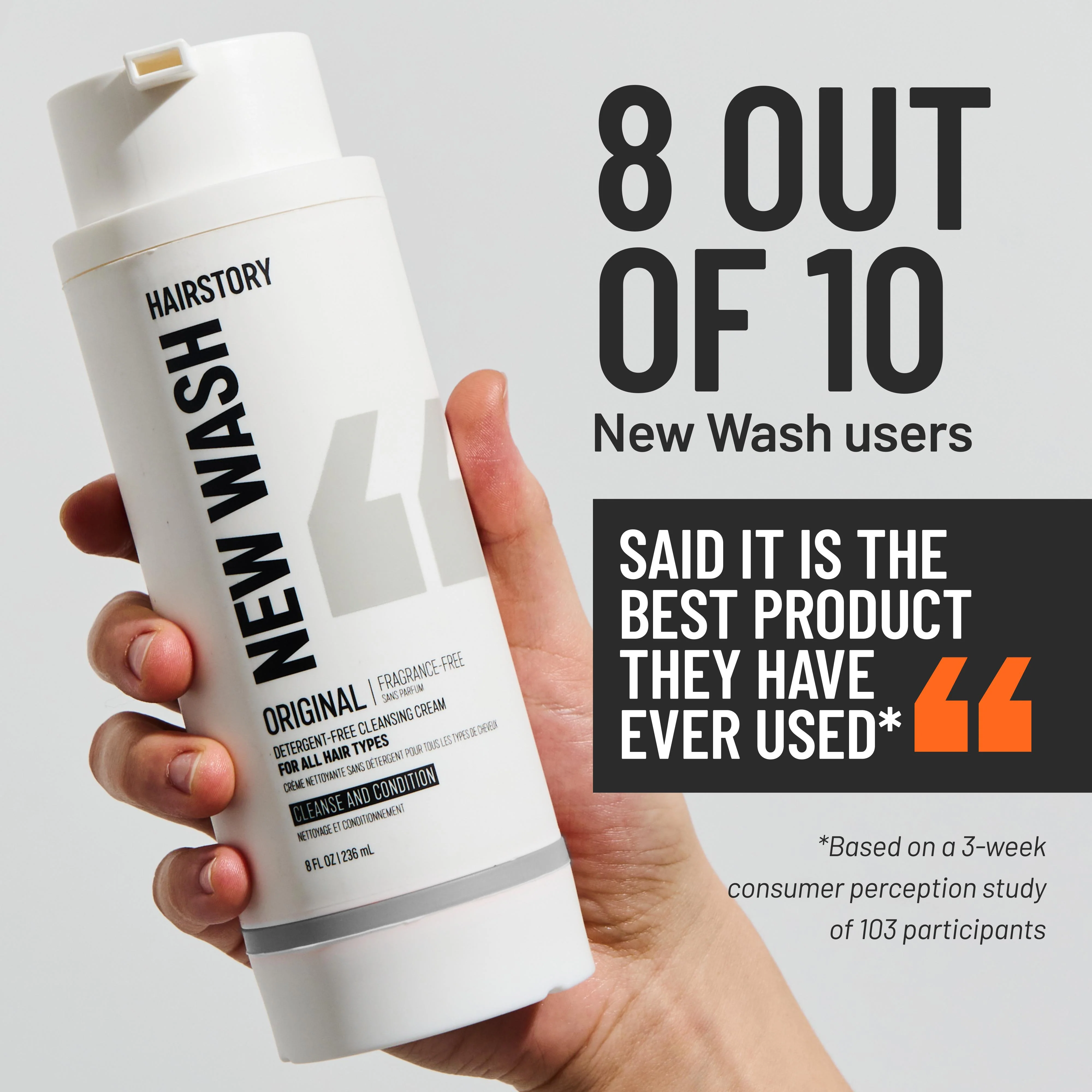 New Wash Fragrance Free 20oz refill - Image 4