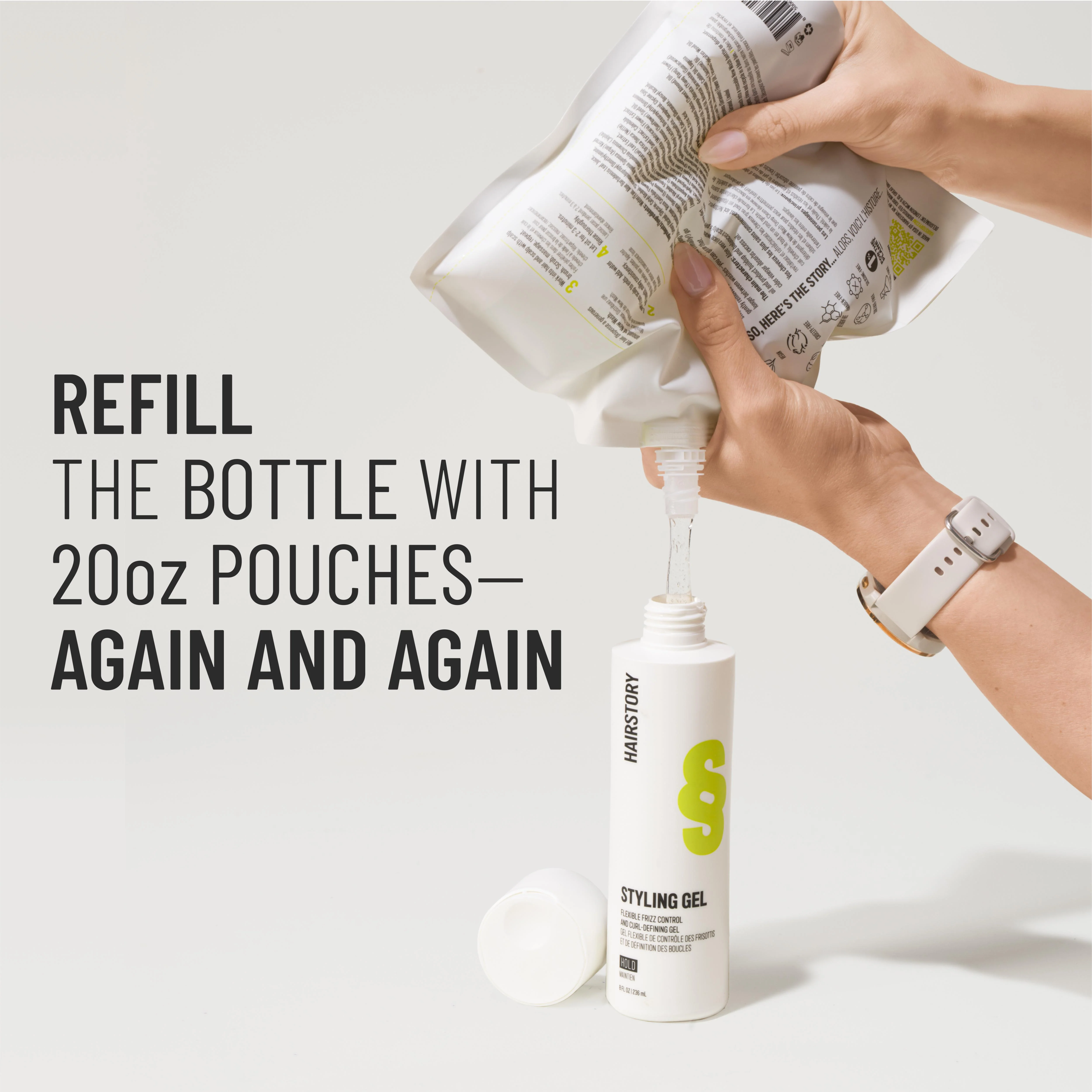 WS Styling Gel Bottle - Image 9